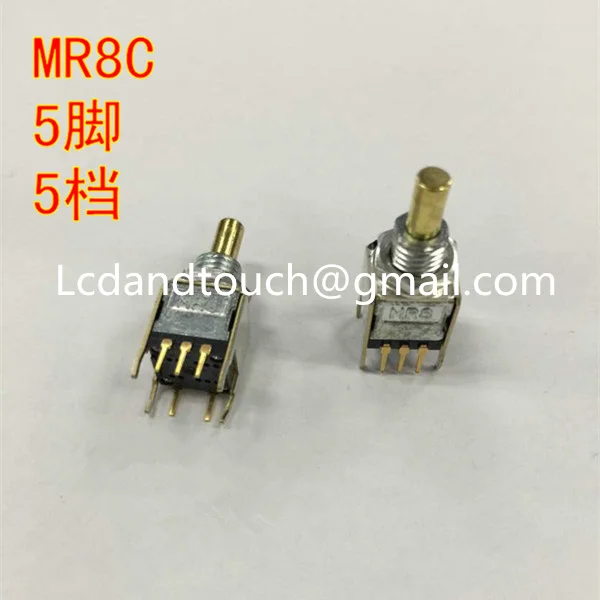 Оригинальный TOSOKU MR8 MR8C MR-8C 5-контактный переключатель для импульсного генератора