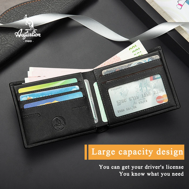 Portomonee модный мужской кожаный брендовый винтажный кошелек короткий Мужской зажим