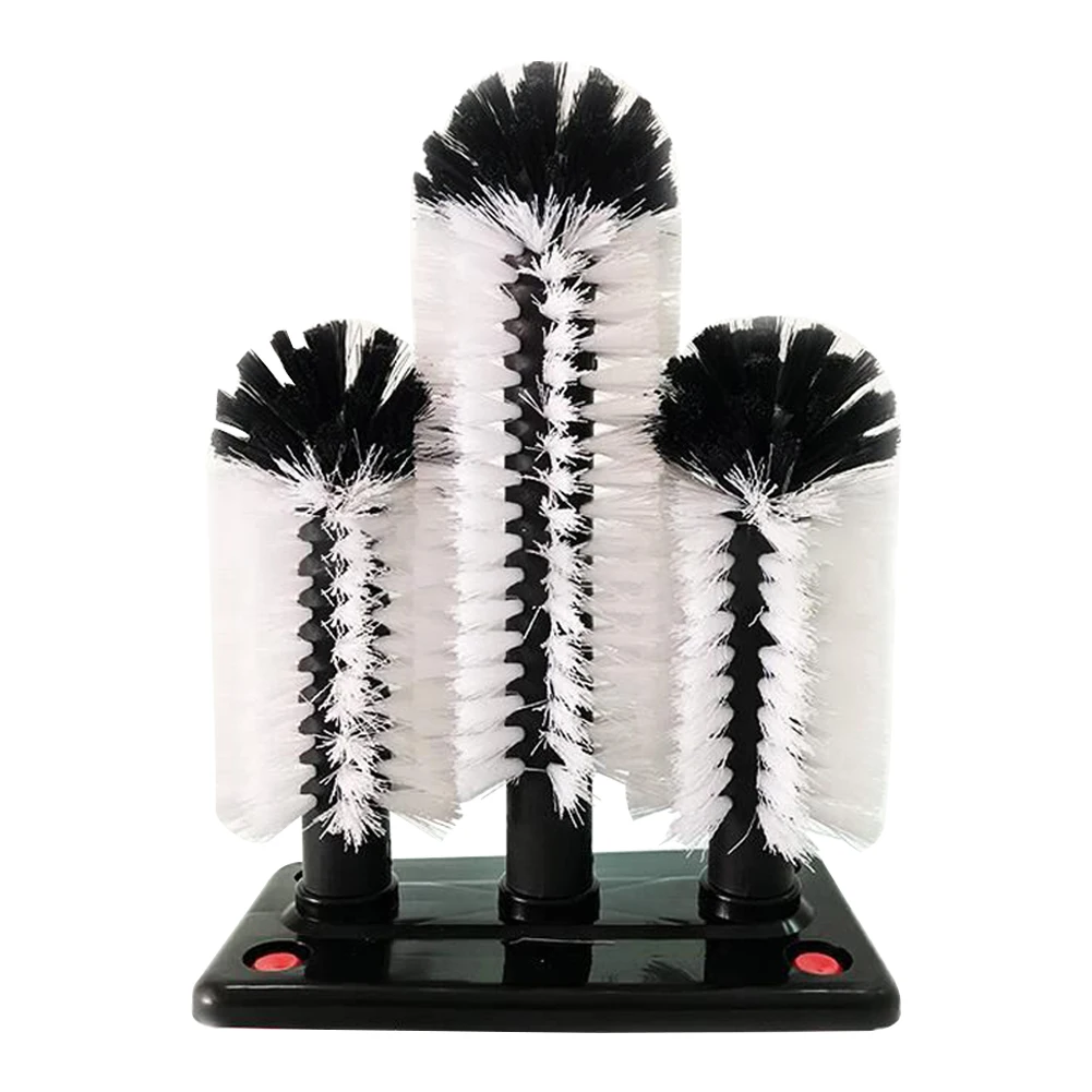 Щетка для очистки бар ручной Универсальный с основанием всасывания воды бутылки