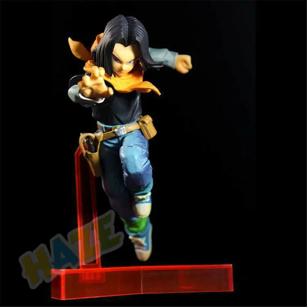 Аниме Dragon Ball Z Супер Android No.17 ПВХ Рисунок игрушечная Статуэтка Коллекционная 16 см