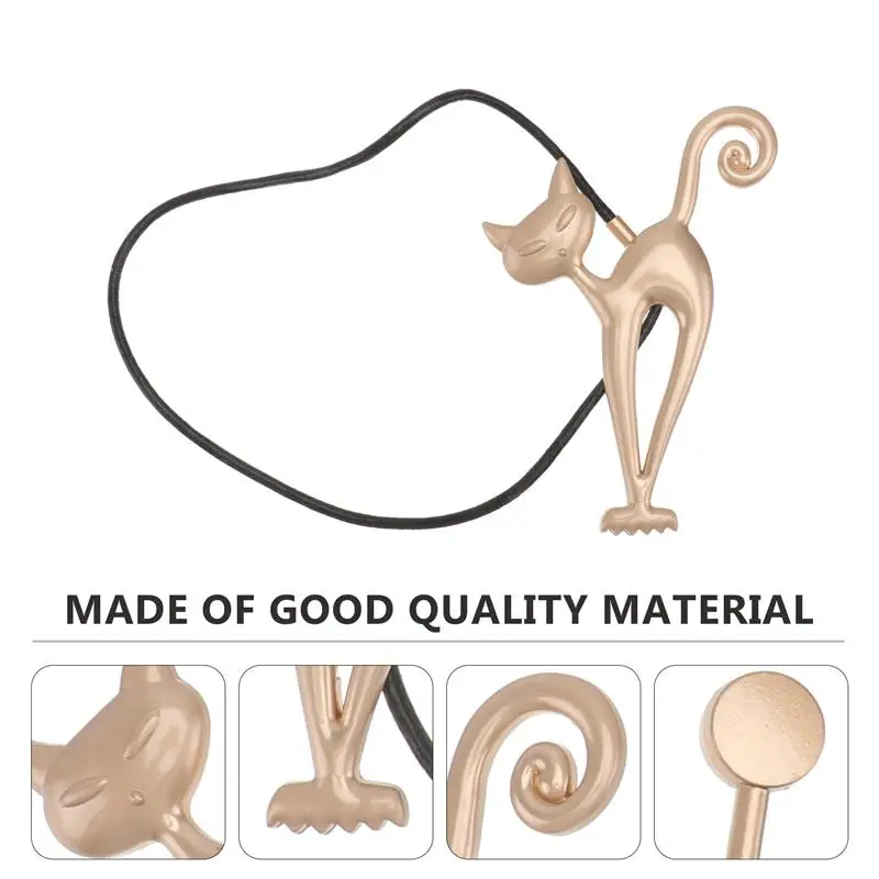 

1Pc Lovely Cat Design Curtain Buckle Decorative Curtain Binding Strap for Home