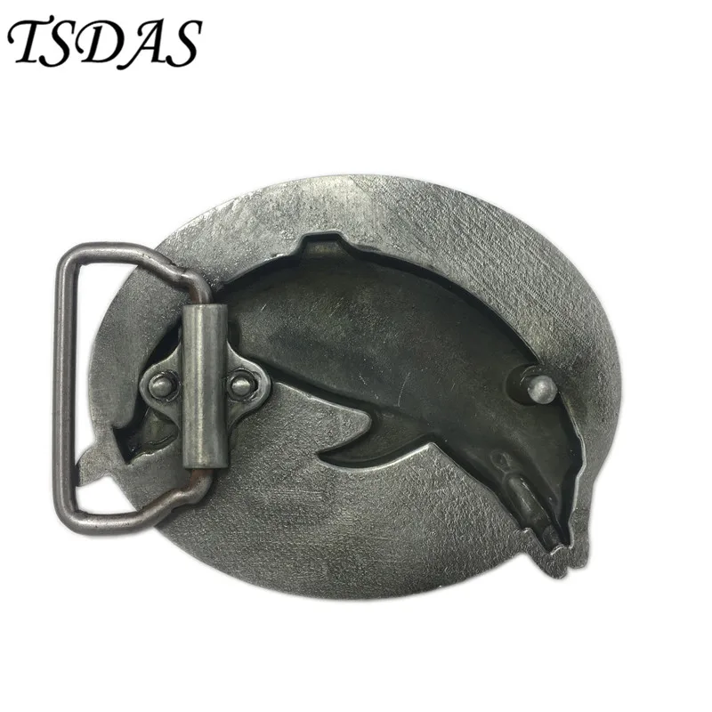 

Men Belt Buckle Dolphin Wildlife Belt Buckle for 4cm Wide Belt Classic Men Women Jeans accessories