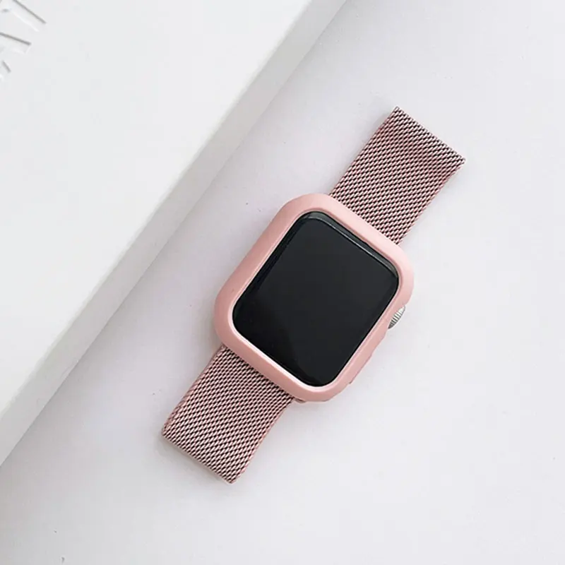 

Strap For Apple Watch Band 44mm 40mm 38mm 42mm 44 Mm 41mm 45mm Belt Bracelet Magnetic Loop Correa For iWatch 3 4 5 6 SE 7 Band