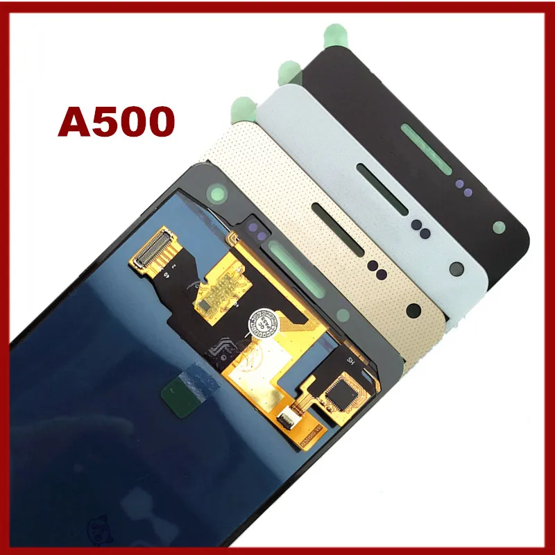 100% протестированный A500 ЖК дисплей для SAMSUNG Galaxy A5 2015 A500FU A500F A500H кодирующий