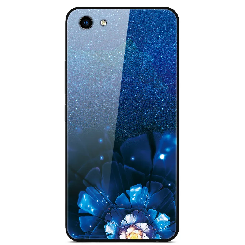 10 Закаленное стекло чехол для Vivo Y81 чехол Жесткий ПК цветная задняя крышка для Vivo Y81 Y 81 чехол Vivo 1808 бампер для телефона VivoY81 6,22" - Цвет: 10