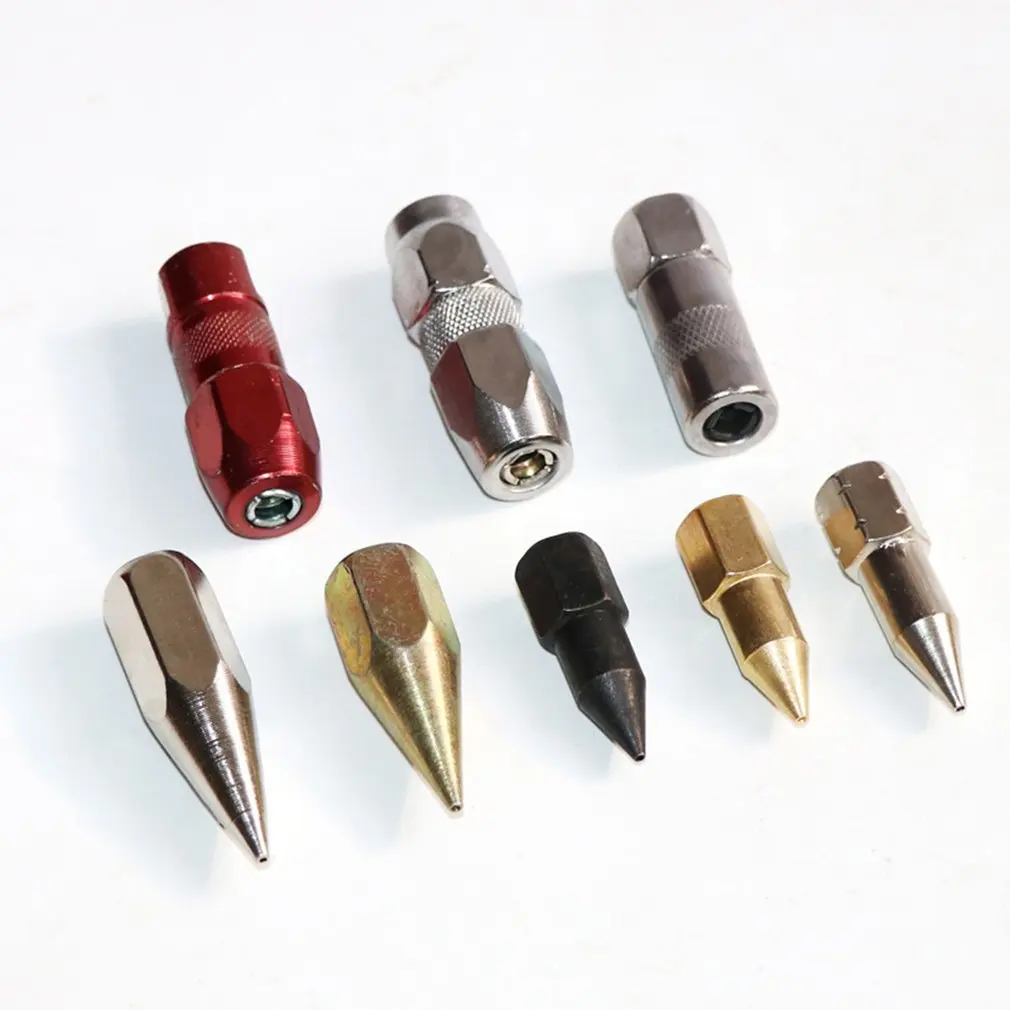 Explosion-proof Butter Sharp Flat Mouth Grease Gun Accessories Oil Nipple Fittings | Инструменты