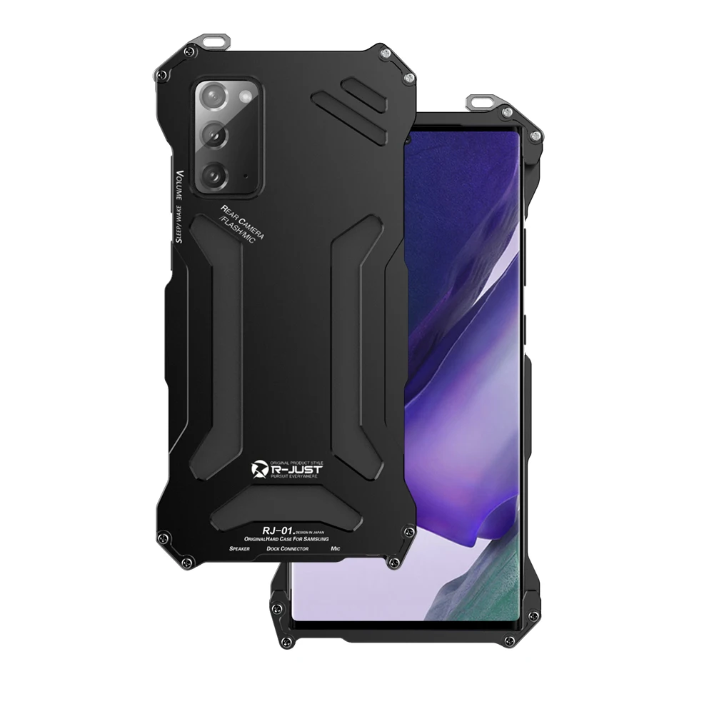 r just metal armor phone case for samsung galaxy note 20 ultra s10 plus s10e 5g shockproof cover for galaxy s20 s8 s9 note 10 free global shipping