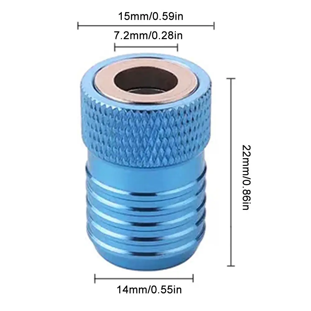 

5PCS Screwdriver Bit Magnetizer Ring Dismountable For 1/4 Inch Hexagonal Screwdriver Head Remove The Hex Screwdriver Bit