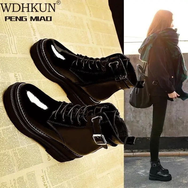 

2021 New Arrivals Soft Leather Ankle Boots Women Comfortable Mid Heels Boots for Ladies Spring Autumn Women Shoes Size35-40