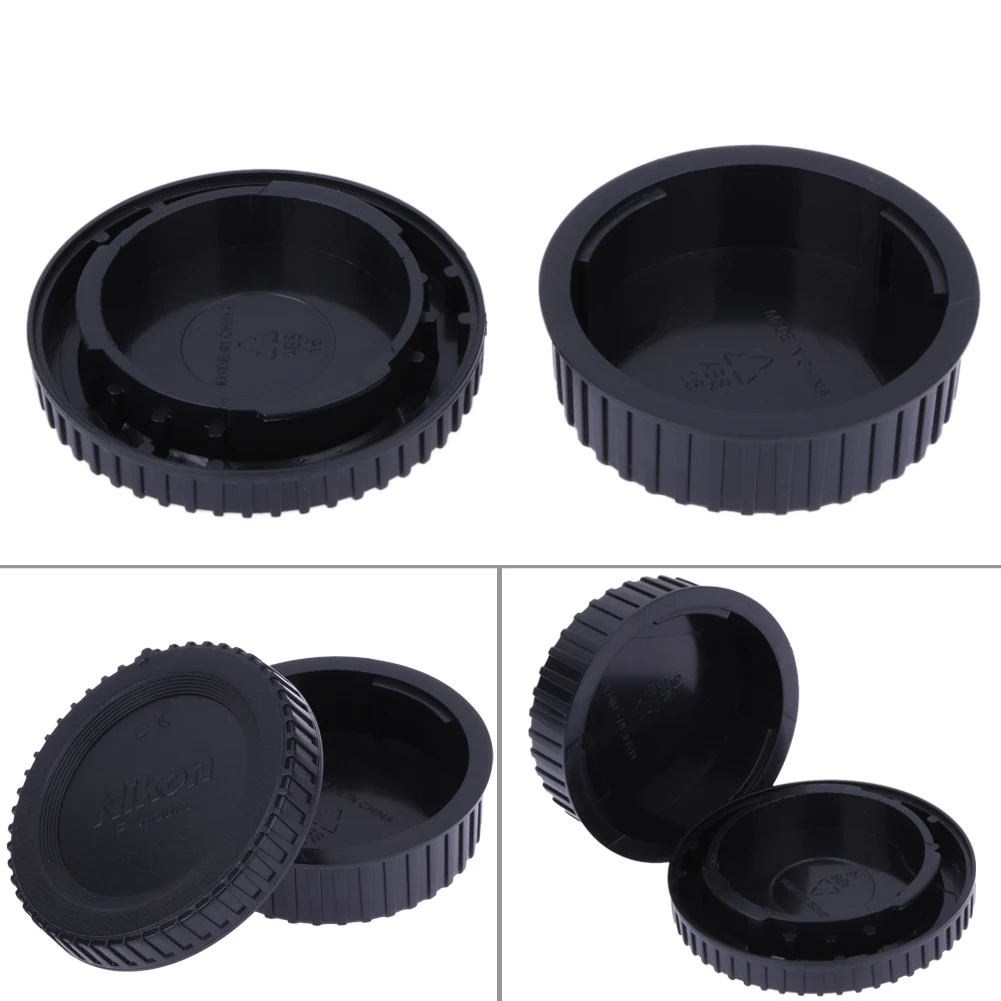 Чехол для задней крышки объектива камеры защита от пыли Пластиковый черный чехол
