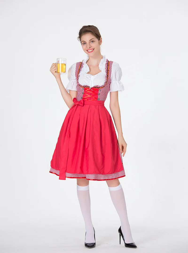 Платье горничной Октоберфест костюм для косплея костюмы на Хэллоуин женщин