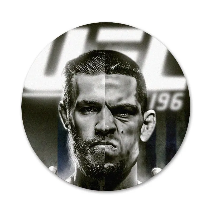 

Conor McGregor Irish Fighter Icons Pins Badge Decoration Brooches Metal Badges For Backpack Decoration