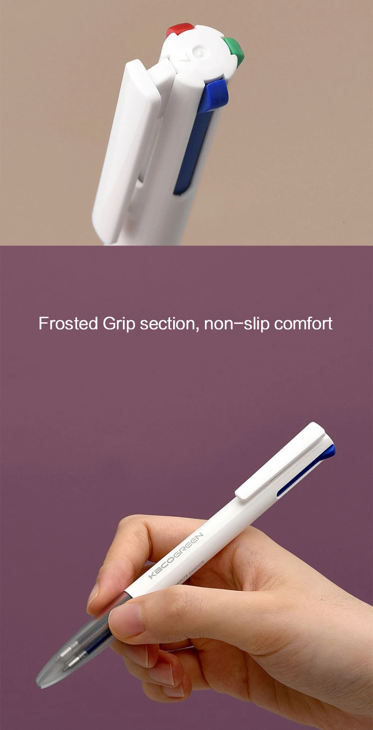 JIANWU, 1 шт., простая, 4 цвета, многофункциональная гелевая ручка, креативный пресс, нейтральная ручка для маркировки, деловая ручка, школьные принадлежности кавайи