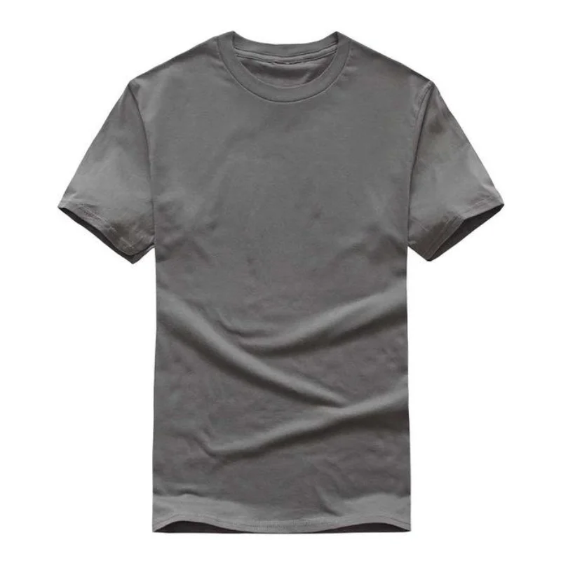 

2021 6pcs/lot High Quality Fashion Men's T-Shirts Casual Short Sleeve T-shirt Mens Solid Casual Cotton Tee Shirt Summer Clothing