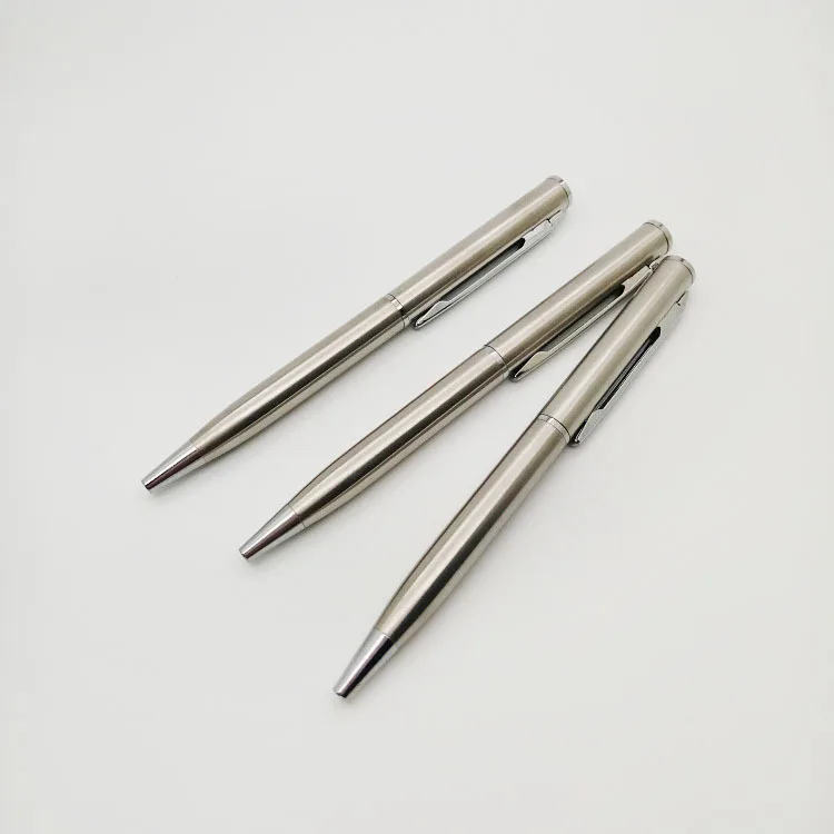 Шариковая ручка из нержавеющей стали. Маленькая вращающаяся шариковая 10 см