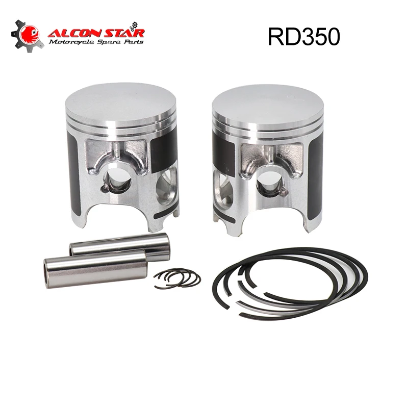Комплект поршней Alconstar RD350 Стандартный STD 64 мм поршень цилиндра мотоцикла для YAMAHA