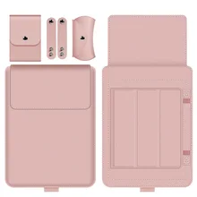 Pu Leather Laptop Sleeve Bag Case For Macbook Air Pro 13 13.3 Notebook 11 12 14 15 15.4 17 inch Cover For HP Lenovo Huawei