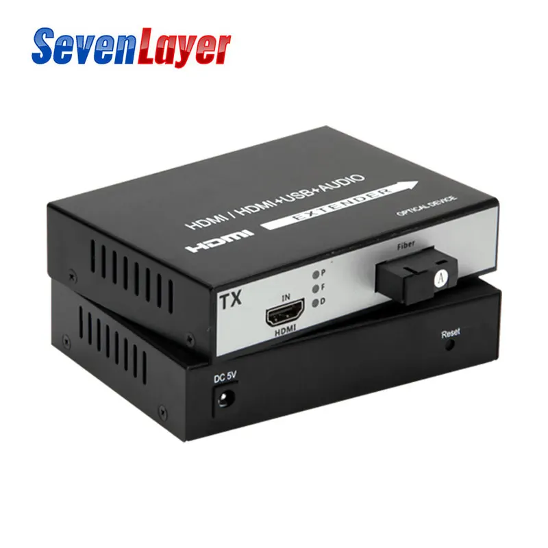 without KVM(USB) Hdmi в волоконно-оптический конвертер 1080P HDMI волоконно-оптический видео удлинитель KVM(HDMI+ USB) к оптической мыши и клавиатуре сжатого - Цвет: without KVM(USB)