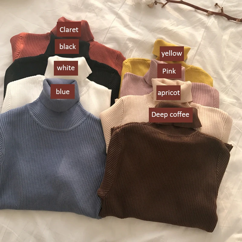 Рубашка с высоким воротником супермягкий супертеплый облегающий свитер женское