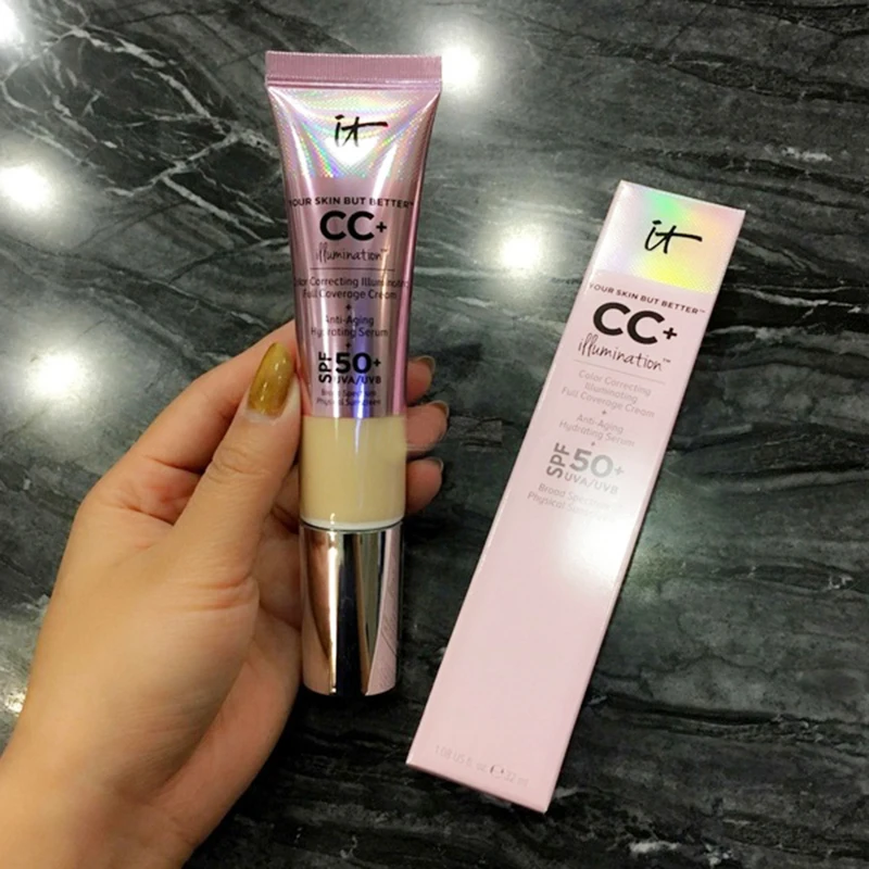 Основа для макияжа лица It Cosmetics CC SPF 50 тональный макияж полного покрытия