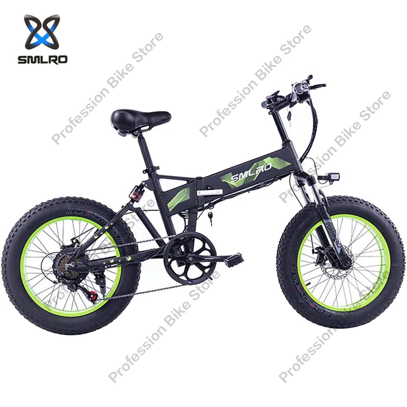 Kaufen SMLRO M6F 20 Zoll Erwachsene Elektrische Bike 750W 48V 15AH 35 KM/H 7 Geschwindigkeit E-Bike Elektromobil Faltbare Mobilität Berg Fett Fahrrad