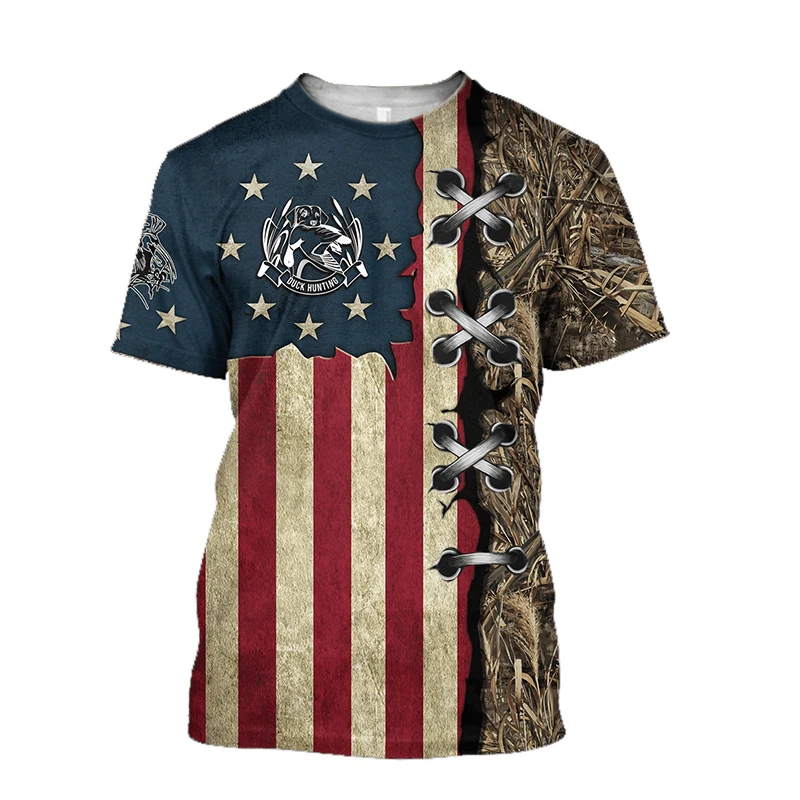 

PLstar Cosmos new hot sale 3dPrinted MALLARD DUCK dog 3d t shirts tshirt tees summer funny Harajuku short sleeve streetwear-1