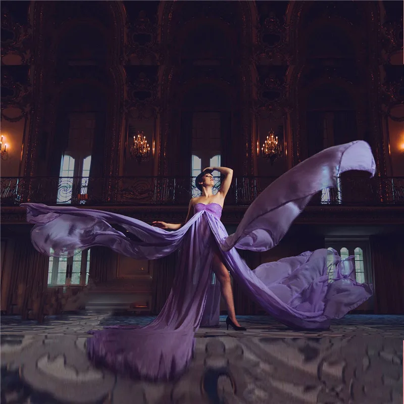 Длинное платье для беременных Materntiy реквизит фотосессия шифоновое топ длинное