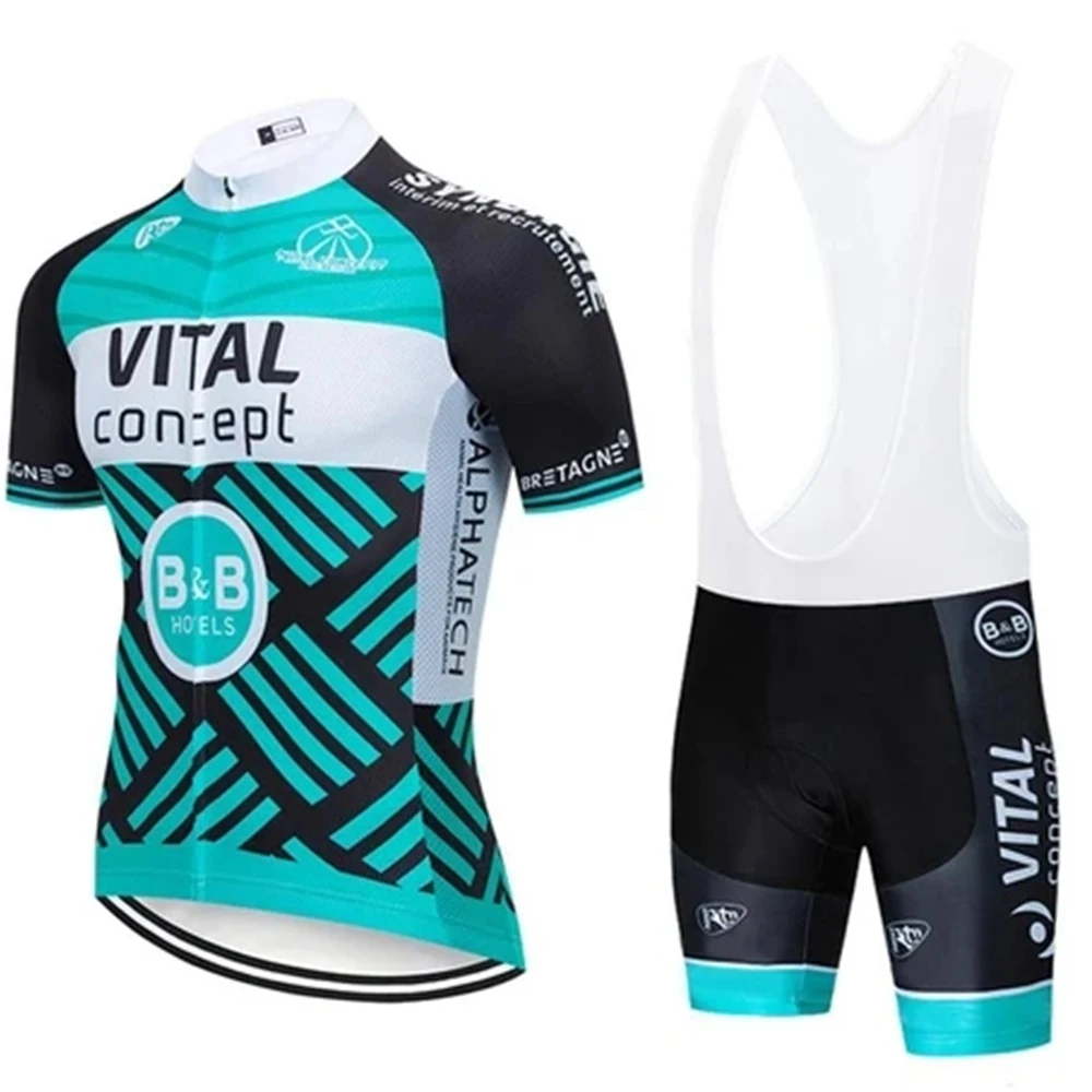 Комплект одежды для велоспорта vital team Короткий трикотажный комплект одежда езды