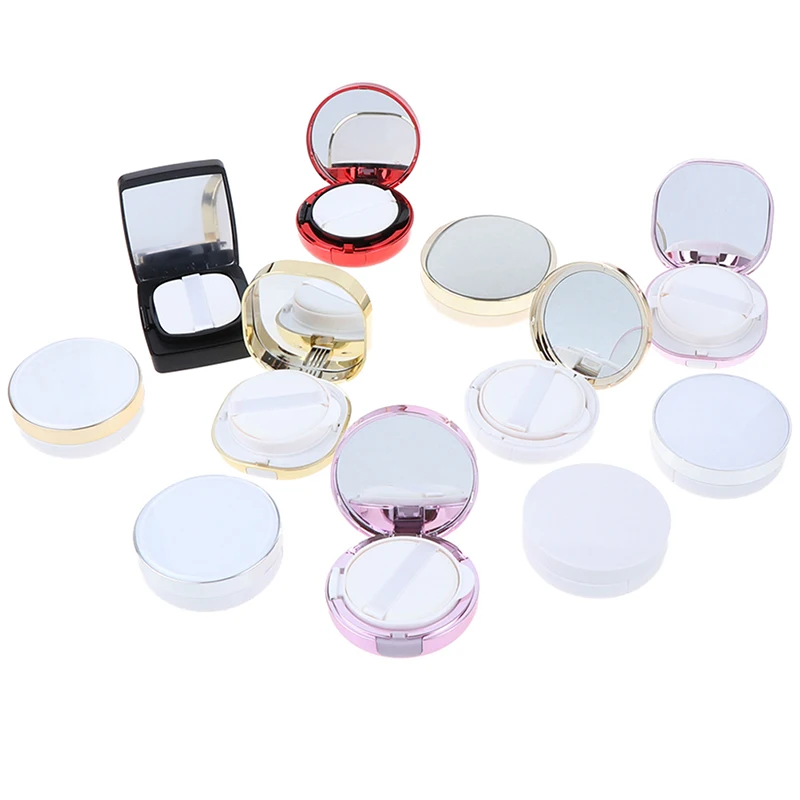 

Empty DIY Air Cushion Puff Box Beauty Make Up Case Foundation BB Cream Sponge Dispensing Hold Powder Puff Empty Box Hot
