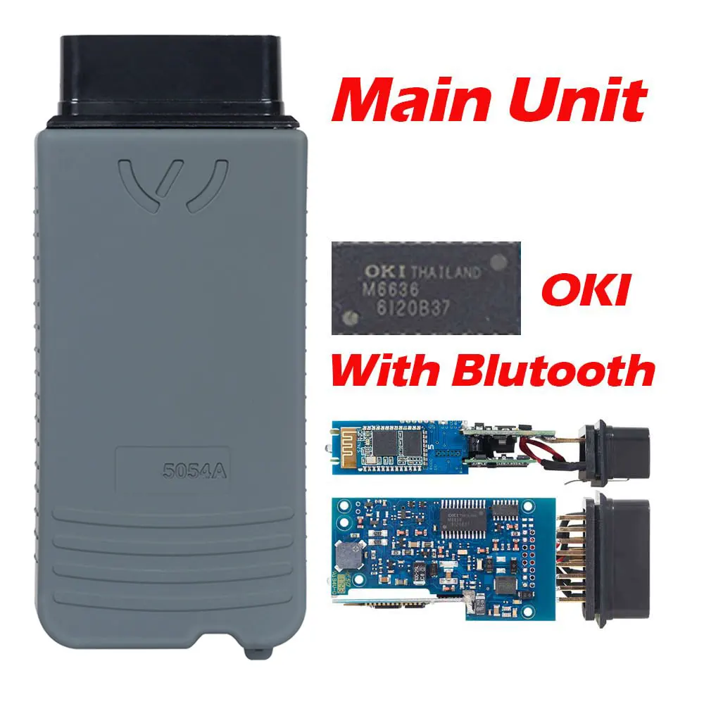 5054A ODIS 4.3.3 клавиатура с оригинальным OKI полный чип Bluetooth Автомобильный сканер для считывания кода 5054 A OBD2 диагностический инструмент