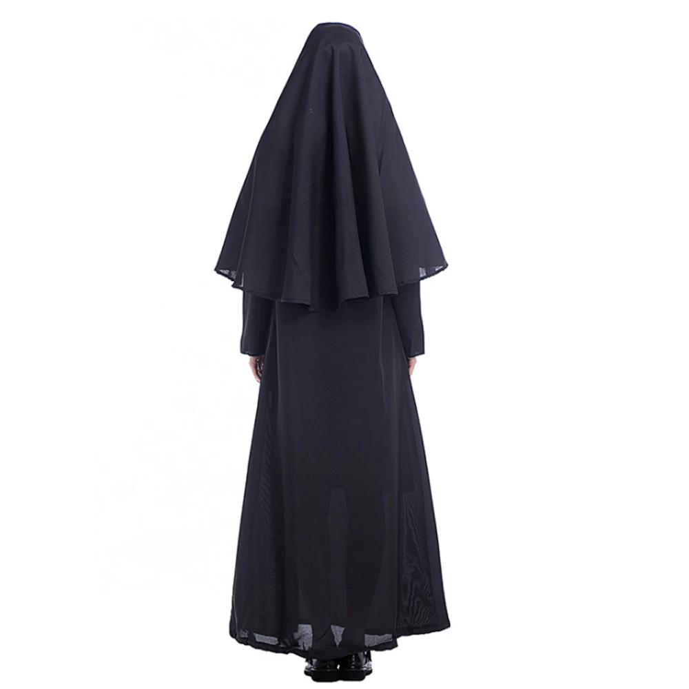 

The Nun Cosplay Costume Halloween Costume for Women The Conjuring 2 Cosplay Long Dress Adult Horror Ghost Costume
