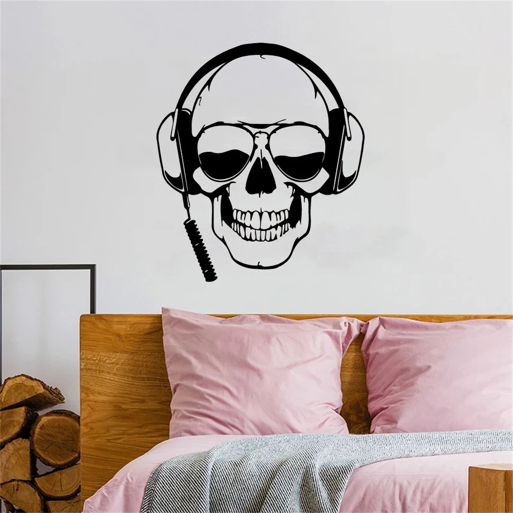 Наклейки на стену в виде черепа животные любовники аксессуары для украшения дома