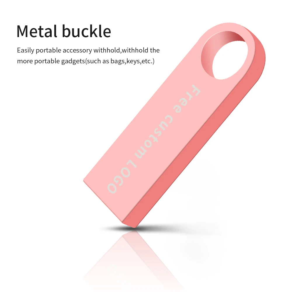 

New USB Flash memory stick 2.0 flash drive metal pendrive 16gb 4gb 8gb 64gb 128gb pen drive 32gb usb stick Gold gift Free logo