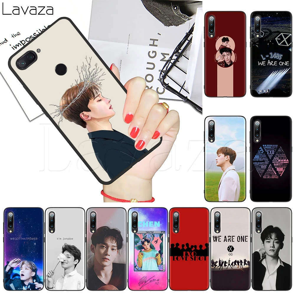 Мягкий чехол Lavaza EXO chen для Xiaomi MI MAX 2S 3 6 8 9T CC9E SE A1 A2 A3 F1 Note 10 Pro Lite|Бамперы| |
