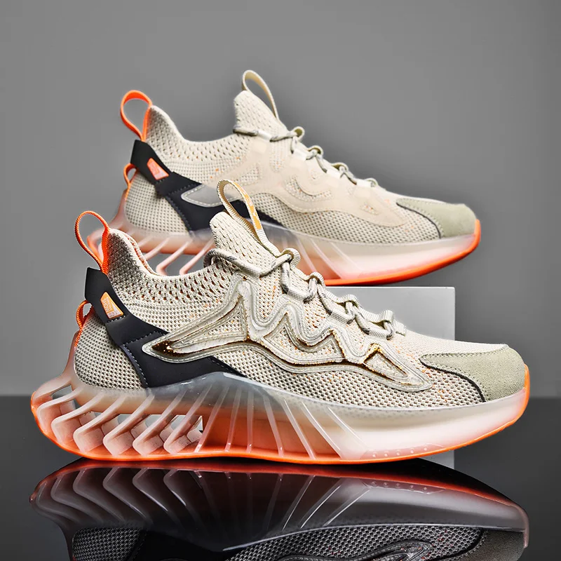 

2021 New High Quality Fashion Blade Men Shoes Sneakers Running Sports Trainers Tenis Men Shoes off white Men Casual Sneakers