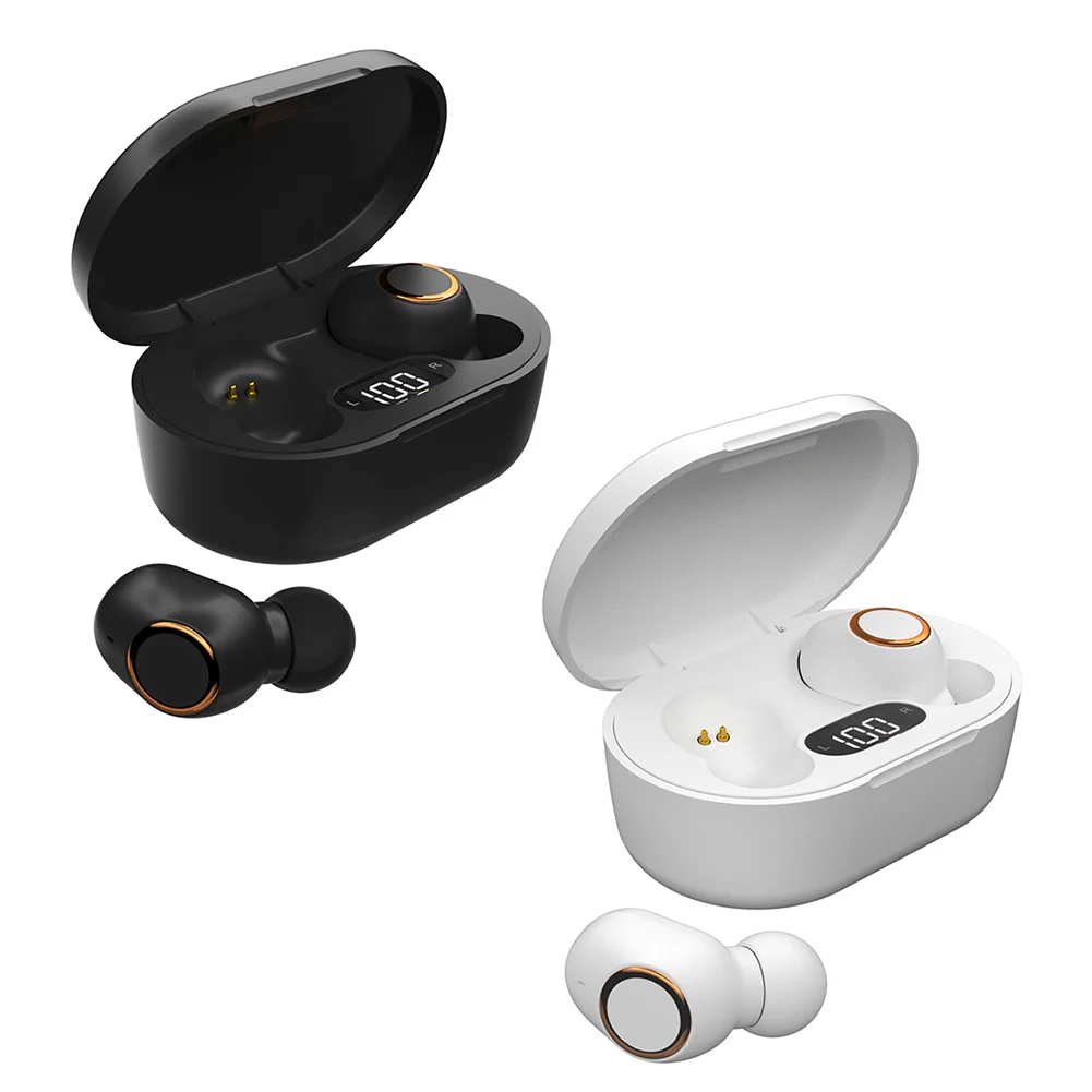 K1 Bluetooth-гарнитура 5 0 настоящие беспроводные наушники HD-звук с цифровым дисплеем