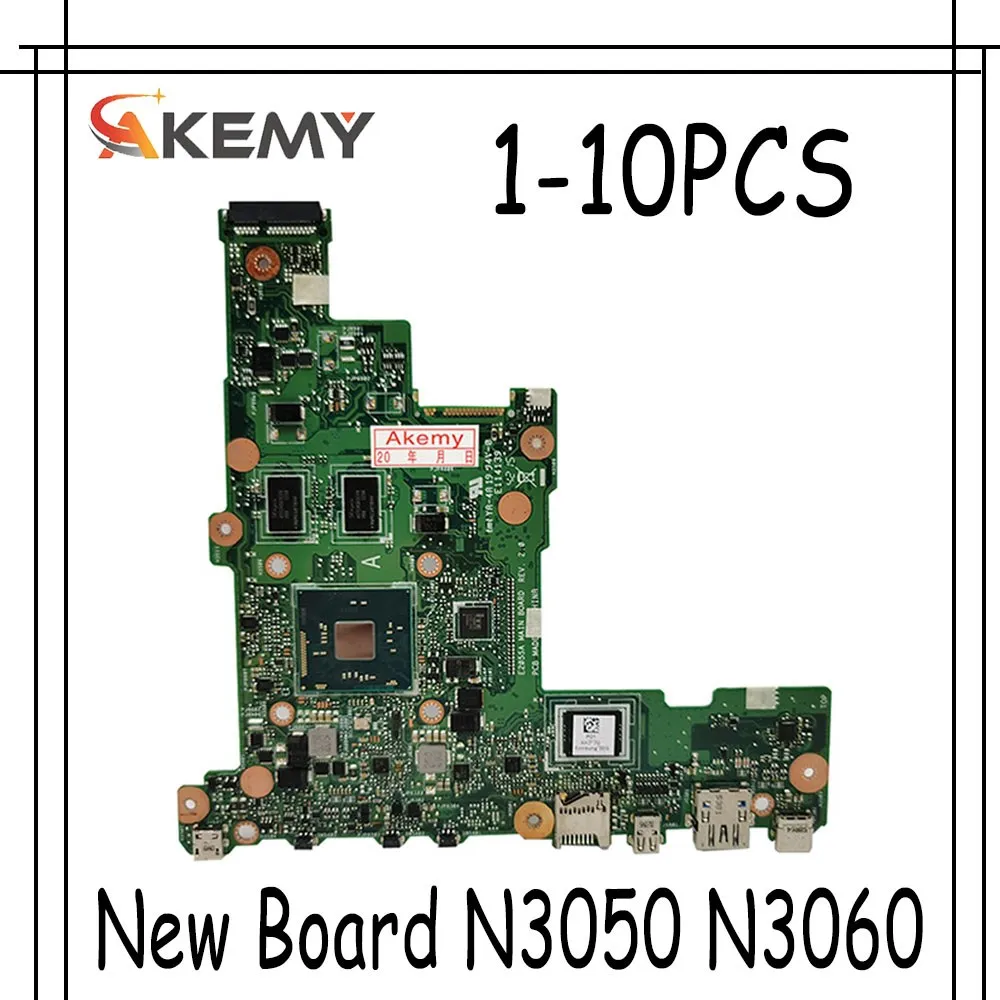 

1-10 шт. Akemy E205SA материнская плата для ноутбука Asus E205S E205SA TP200SA материнская плата 2 г / 4 г N3050 N3060