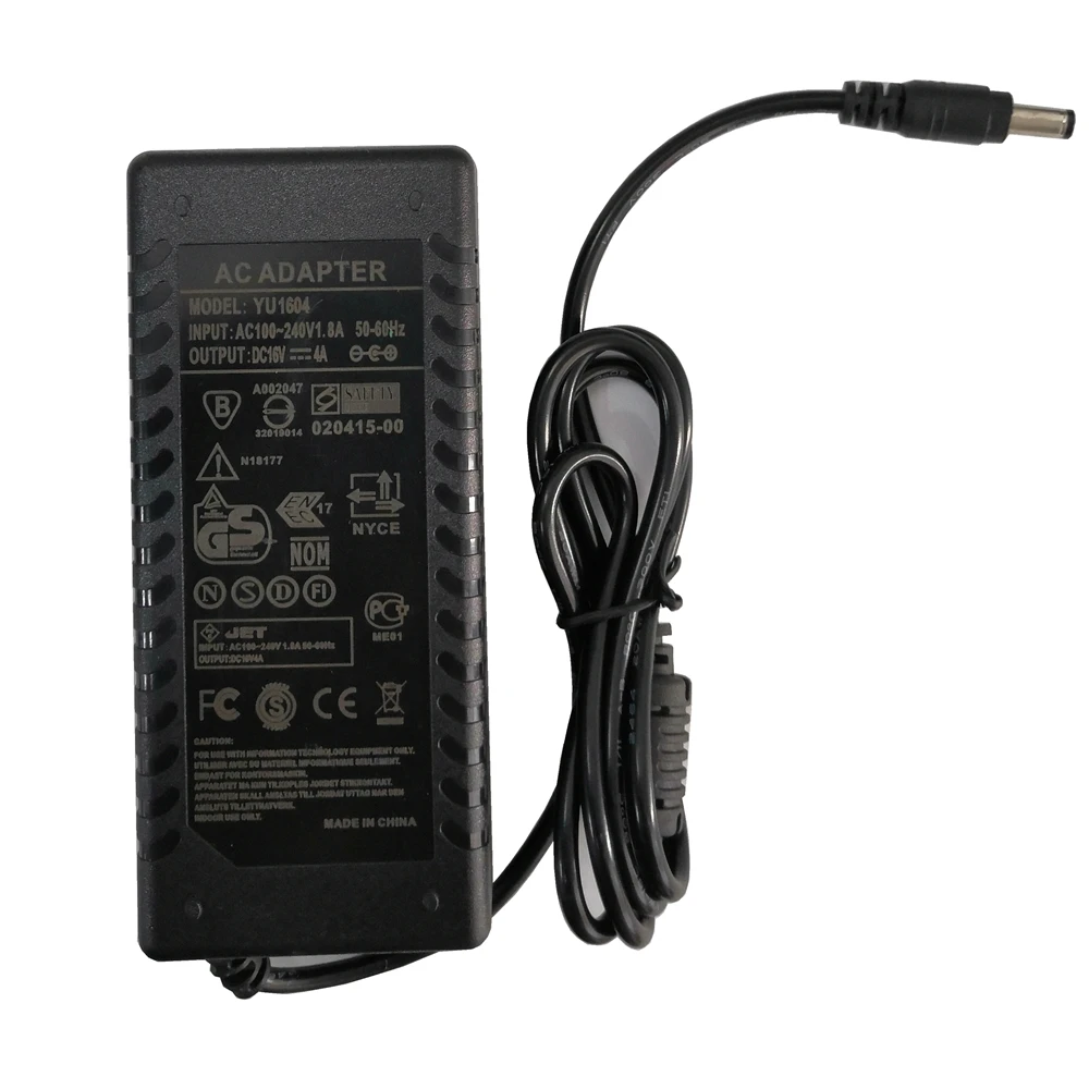 16V 4A AC адаптер питания для Panasonic 2.5A 2.8A 3.75A 4.06A зарядное устройство с кабелем