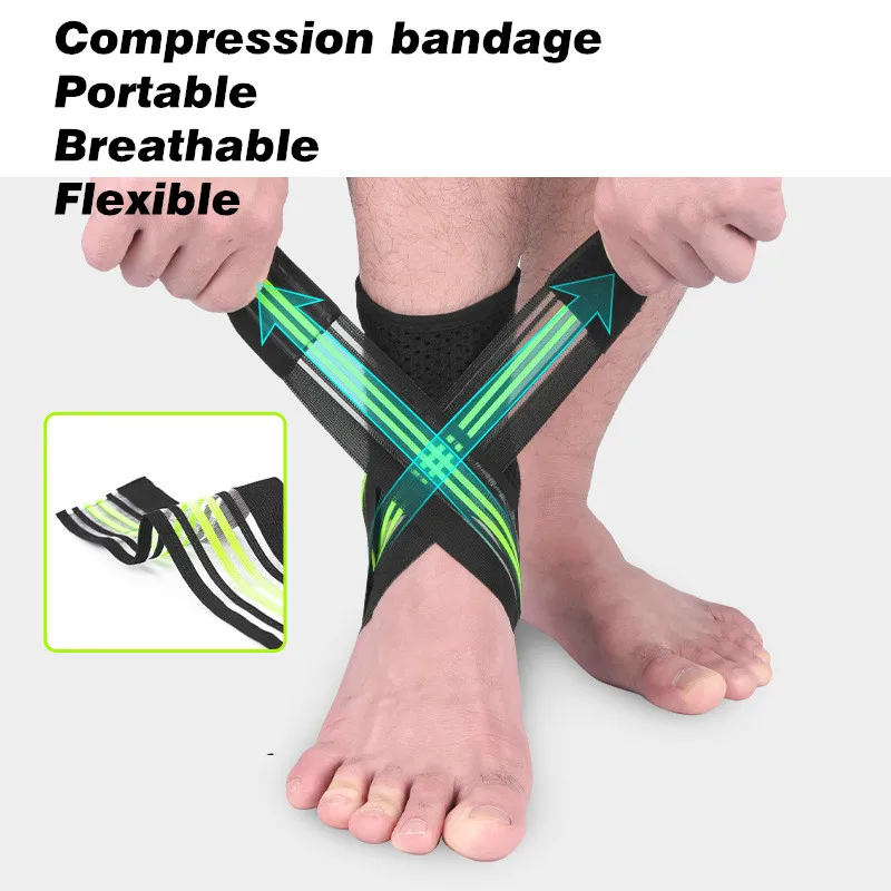 Голеностопного сустава сжатия Баскетбол Бег покататься на велосипеде поддержка