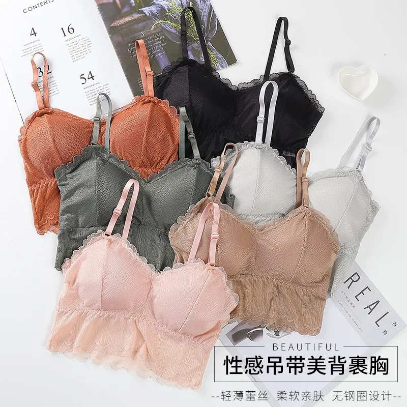 

YSANSCA женский сексуальный кружевной бюстгальтер с V-образным вырезом