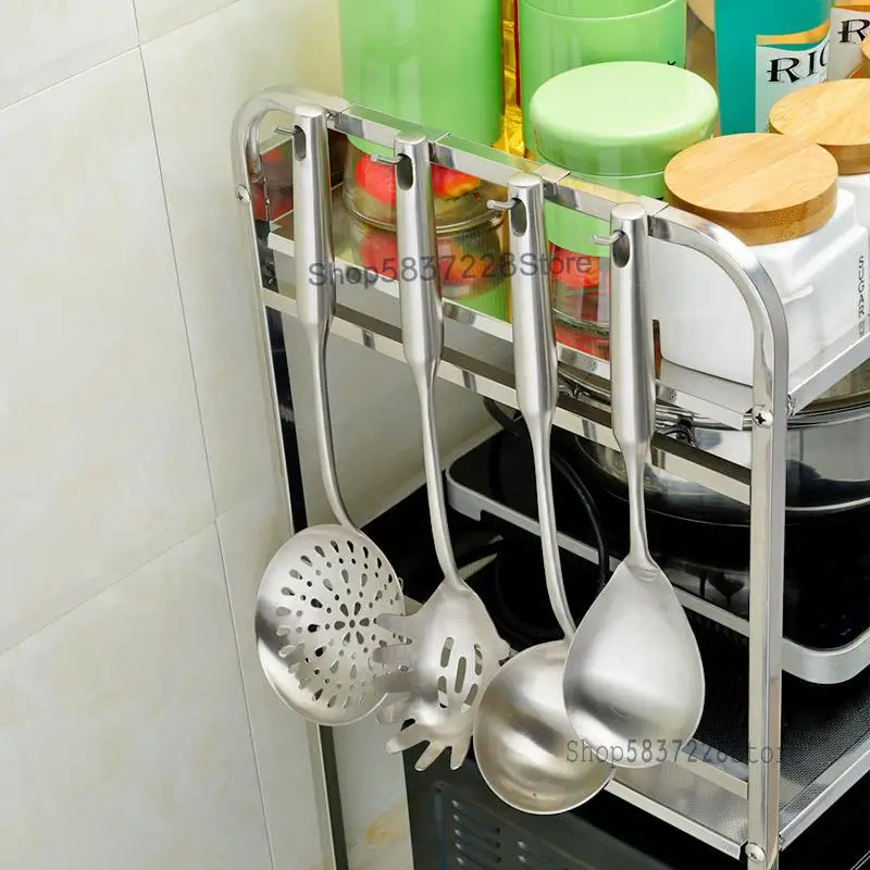 Утолщенные стеллажи для микроволновой печи из нержавеющей стали кухонные