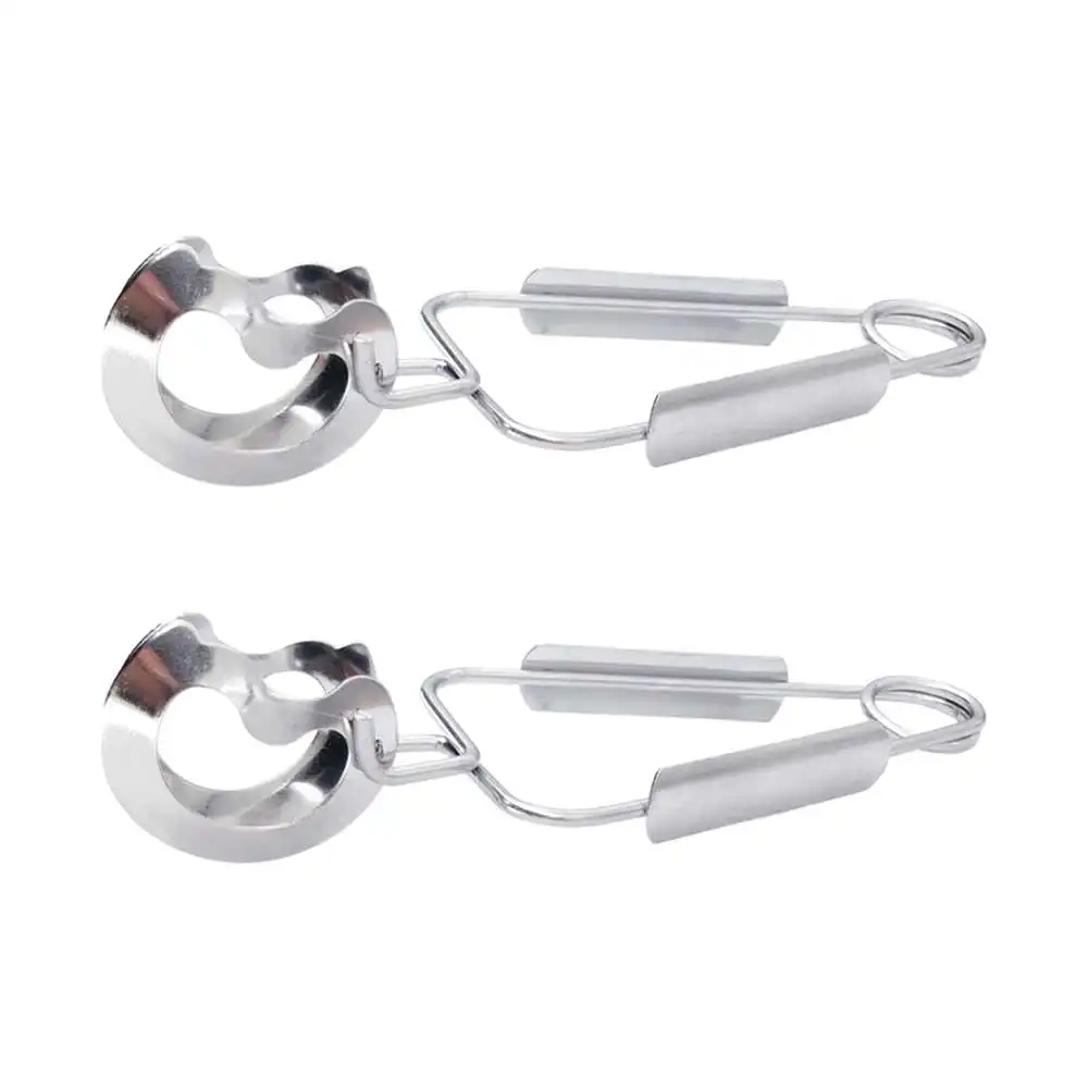 2 шт. Улитка щипцы море Еда Нержавеющая сталь в сеточку с вырезами небольшой