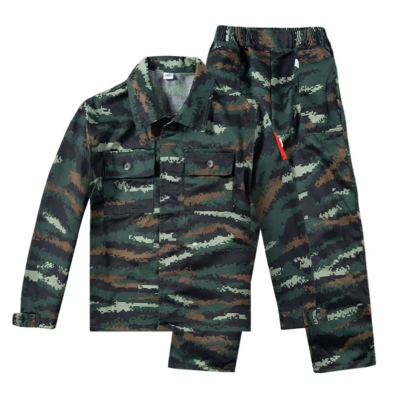 2 шт., камуфляжная Военная униформа для мальчиков-подростков