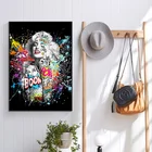 AHPainting изображением животного Рисунок Живопись для губ Wall Art Холст Картины Печать холст Современная милые животные Олень для Гостиная домашний Декор без рамки