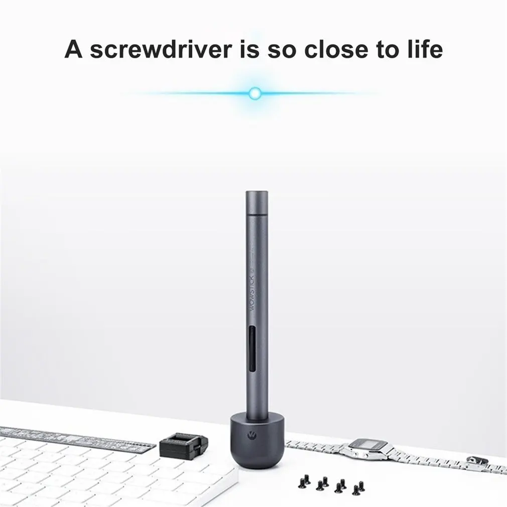 Шуруповерт Wowstick 1F + Pro аккумуляторный со светодиодной подсветкой работает от