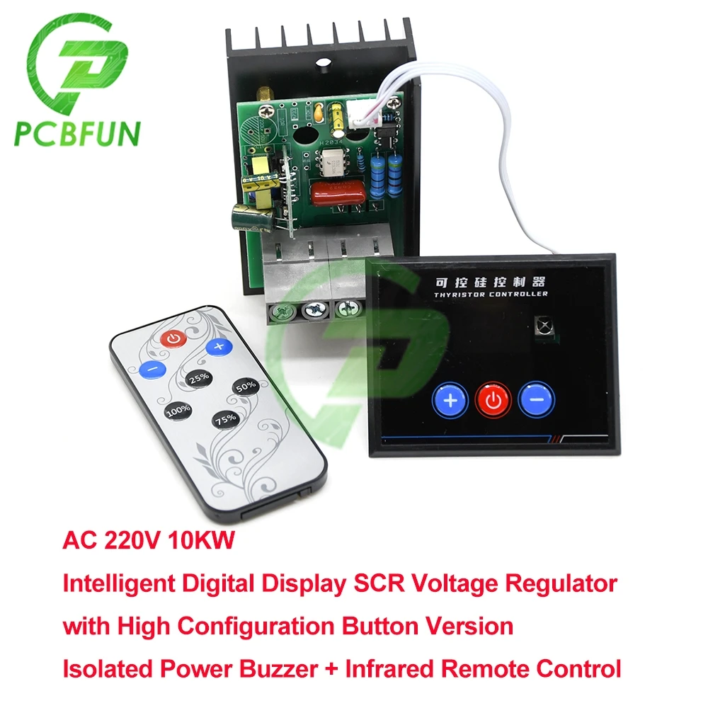 Цифровой регулятор напряжения электронный термостат с регулятором яркости 220 В