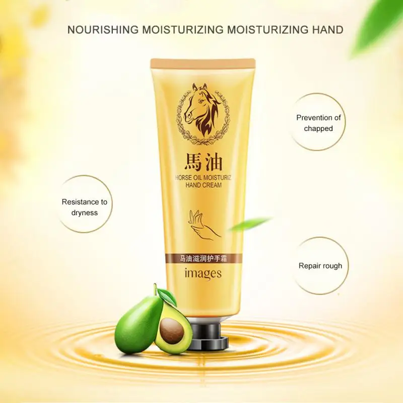 

1Pcs Horse Oil Hand Cream Repair Anti-Aging Repair Hand Lotions Anti-crack Whitening Moisturizing Care Creams Skin Care TSLM2