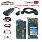 Автомобильный сканер Lexia 3 Golden Full Chips 921815C New Diagbox V9.91 Lexia-3 PP2000 V48V25 диагностические инструменты для CitroenPeugeot