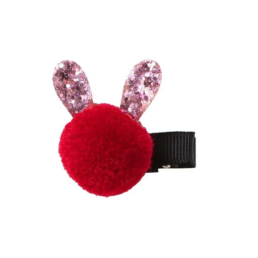 Аксессуары для волос девочек заколки модные детские маленьких милые с кроликом