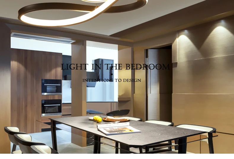 hanging ceiling lamps modern led pendant lighting acrylic modern nordic living room led bedroom lamp color changing fixture